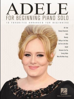 Adele for Beginning Piano Solo Adele Partition Pop / Rock
