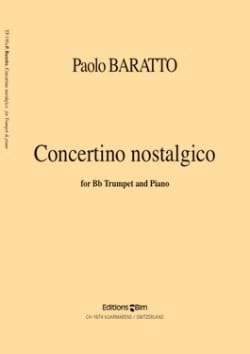 Concertino Nostalgico Paolo Baratto Partition Trompette