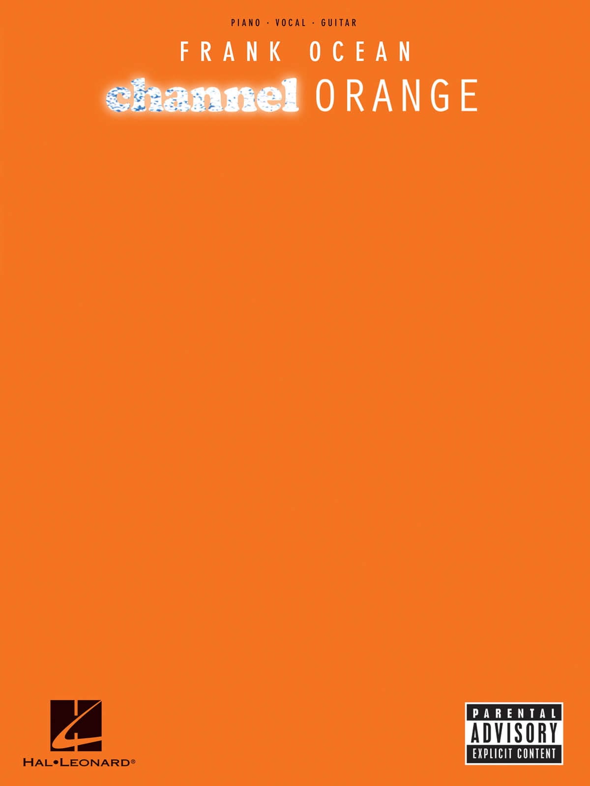 Channel orange Frank Ocean Partition Pop / Rock