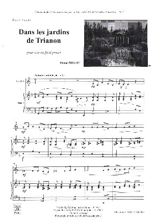 Dans les Jardins de Trianon Pascal Proust Partition Cor