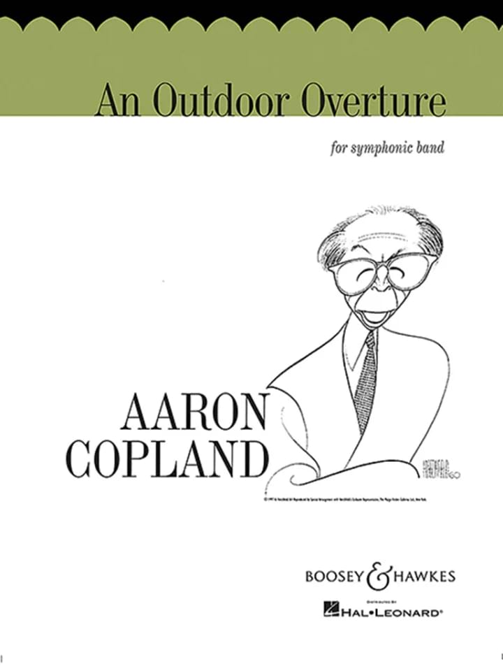 An Outdoor Overture for symphonic band - COPLAND - Partition