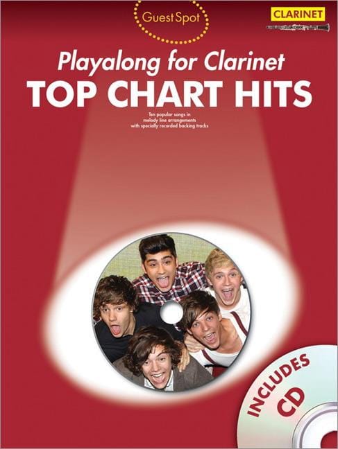 Guest Spot - Top chart hits playalong for clarinet - Partition