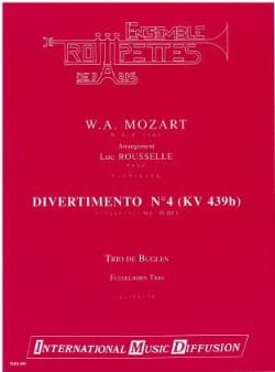 Divertimento N° 4 MOZART Partition Trompette