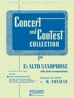 Concert and Contest Collection Partition Saxophone