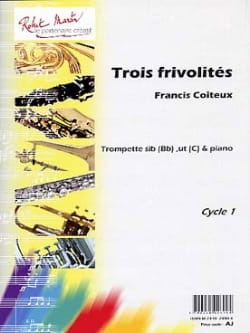 Trois Frivolités Francis Coiteux Partition Trompette