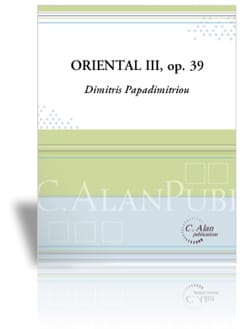 Oriental III - Opus 39 Dimitris Papadimitriou Partition Timbales