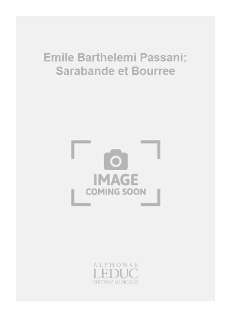 Sarabande Et Bourrée Emile Passani Partition Cor