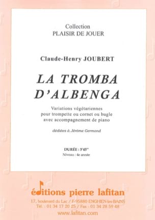 La Tromba D'Albenga Claude-Henry Joubert Partition Trompette