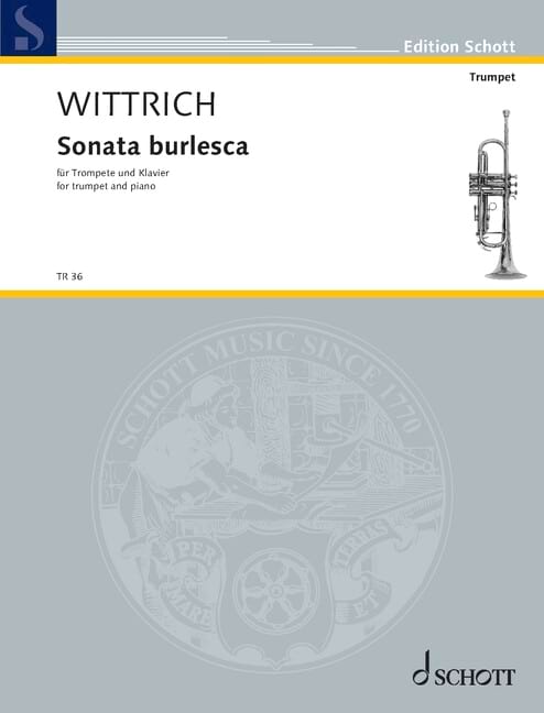 Sonata burlesca Peter Wittrich Partition Trompette