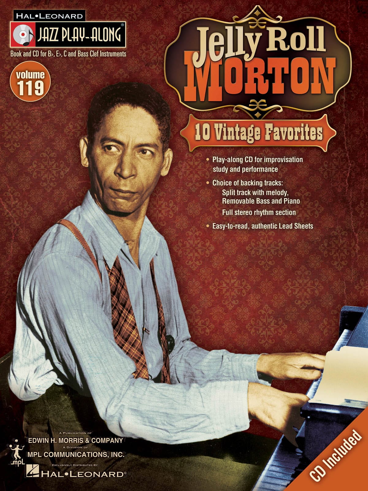 Jazz play-along Volume 119 Jelly Roll Morton Partition Jazz