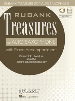 Rubank Treasures for Alto Saxophone Partition Saxophone