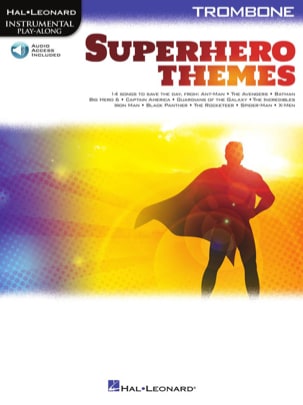 Superhero Themes - Trombone Partition Trombone