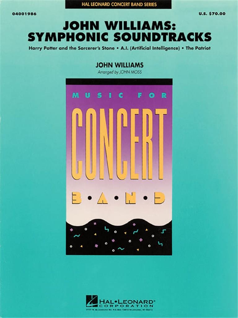 John Williams: Symphonic Soundtracks Williams John Partition