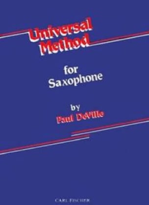 Universal Method For Saxophone Paul Deville Partition Saxophone