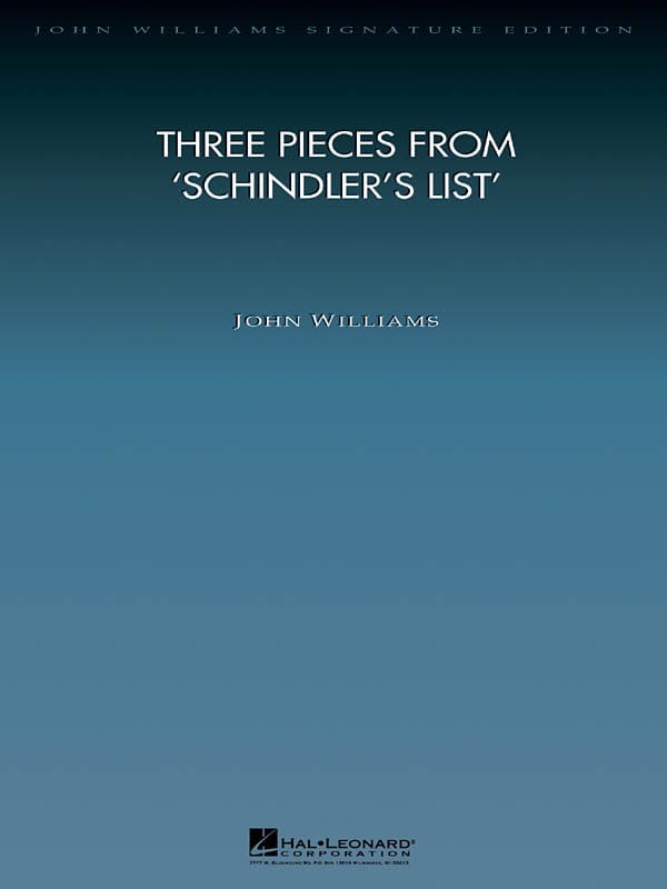 Three pieces from Schindler's list - John Williams - Partition