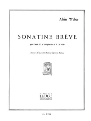 Sonatine Brève Alain Weber Partition Trompette