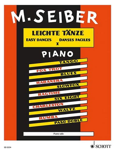Dances faciles Matyas Seiber Partition Pop / Rock