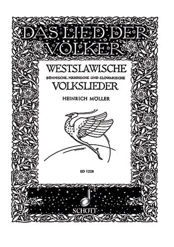 Westslawische Volkslieder Bohmische, Mahrische, Slowakische - 