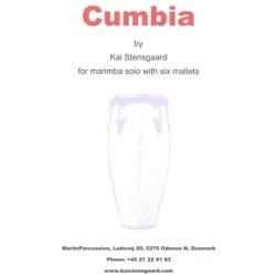 Cumbia Kai Stensgaard Partition Marimba