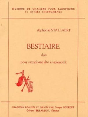 Bestiaire Alphonse Stallaert Partition Saxophone