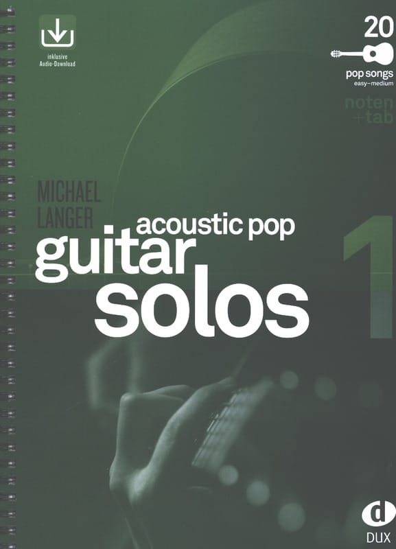 Acoustic Pop Guitar Solos - Volume 1 Partition Guitare