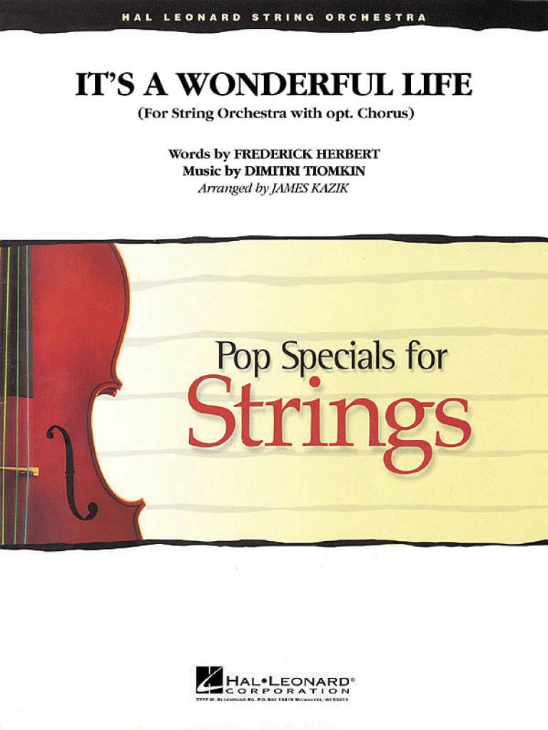 It's a Wonderful Life - Pop specials for Strings - Dimitri Tiomkin