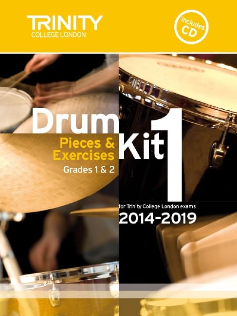 Drum Kit 1 (Grades 1 & 2) with CD 2014-2019 Partition