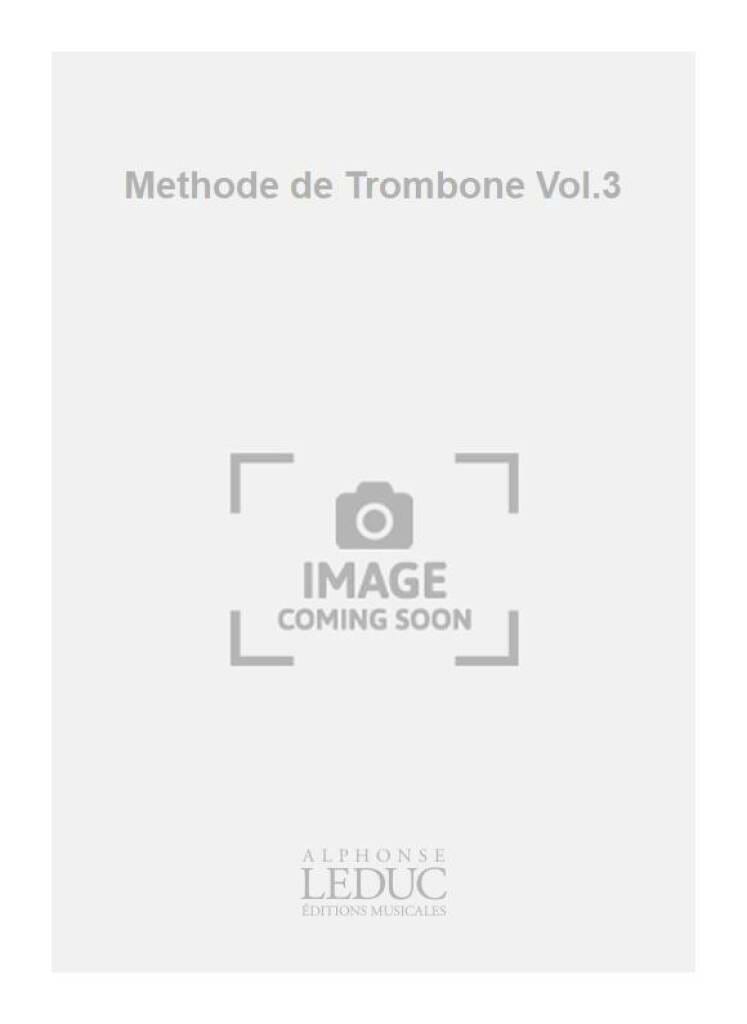 Méthode de Trombone Volume 3 Mcdunn / Rusch Partition Trombone