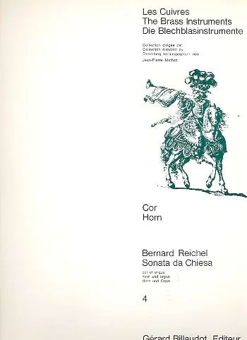 Sonata Da Chiesa Bernard Reichel Partition Cor