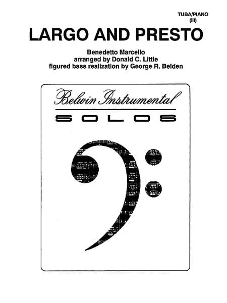 Largo and Presto Benedetto Marcello Partition
