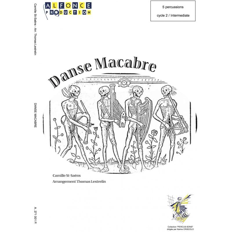 Danse Macabre SAINT-SAËNS Partition Ensemble de percussions