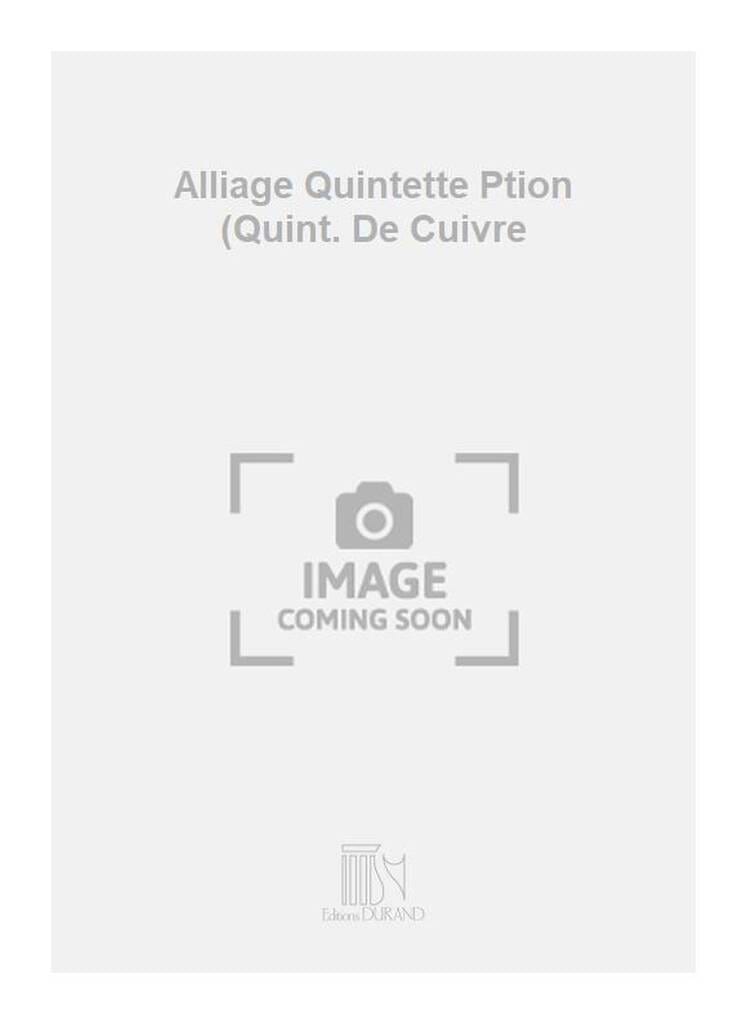 Alliage Renaud Gagneux Partition Ensemble de cuivres