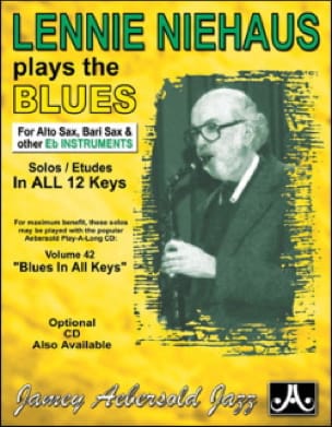 Plays The Blues Saxo Eb METHODE AEBERSOLD Partition Saxophone