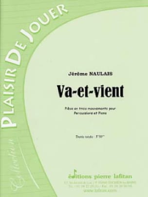 Va-et-vient Jérôme Naulais Partition Multi Percussions