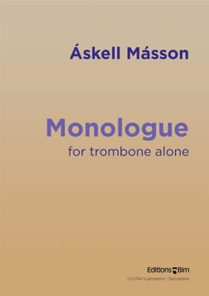 Monologue Askell Masson Partition Trombone