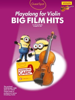 Guest Spot - Big Film Hits Playalong For Violin Partition Violon