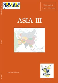 Asia III TAVERNIER Partition Ensemble de percussions