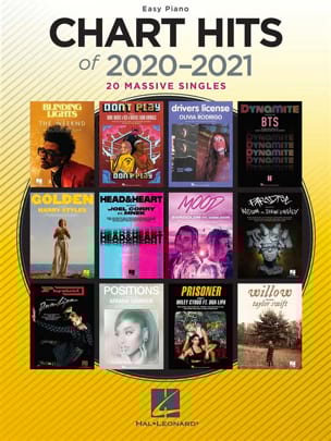 Chart Hits of 2020-2021 - Piano Facile Partition Pop / Rock