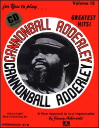 Volume 13 - Cannonball Adderley METHODE AEBERSOLD Partition Jazz