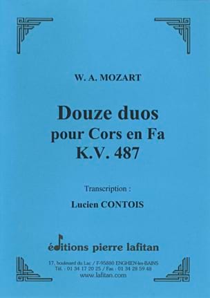 Douze 12 Duos pour Cors en Fa - KV 487 MOZART Partition Cor