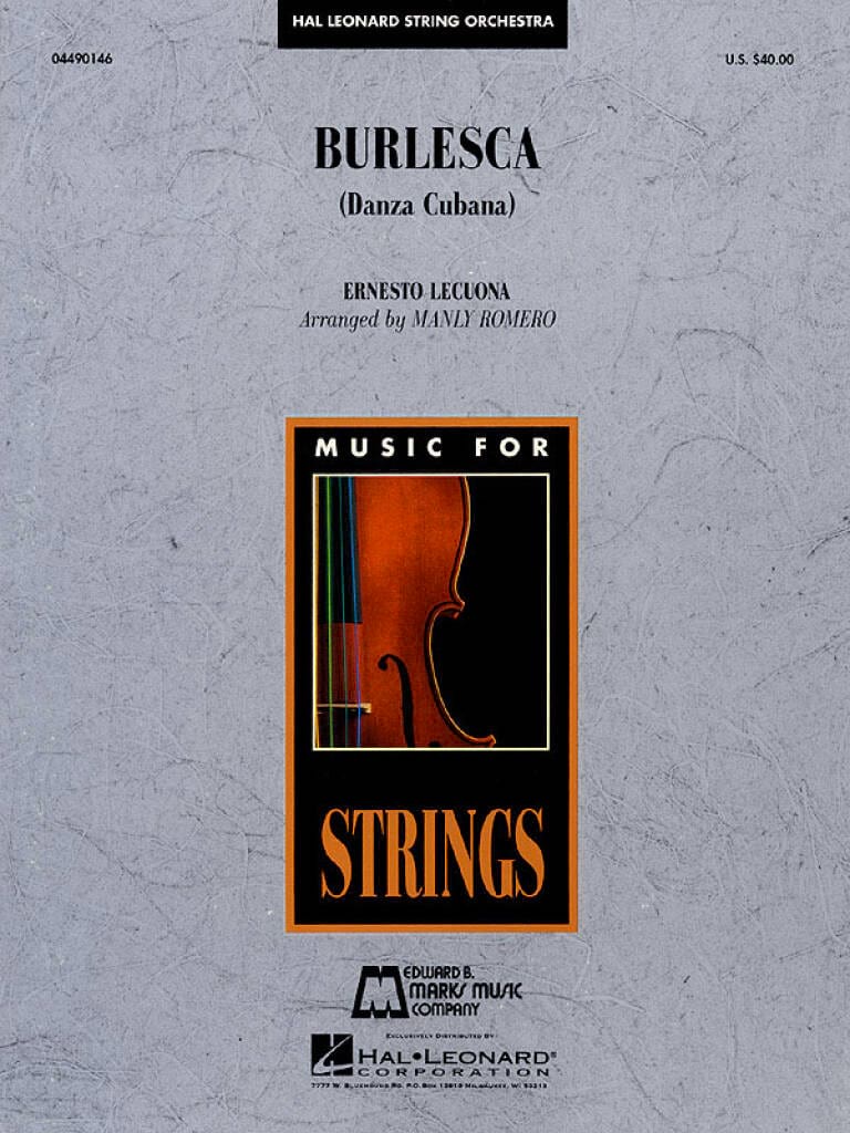 Burlesca (Danza Cubana) Ernesto Lecuona Partition