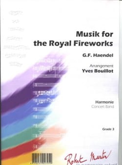 Musik For The Royal Fireworks HAENDEL Partition ENSEMBLES, BANDS