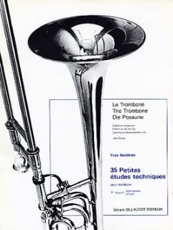 35 Petites Etudes Techniques Volume 3 Yves Borderes Partition Trombone
