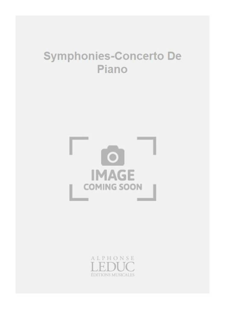 Symphonies Concerto de Piano SCHUMANN Partition Timbales
