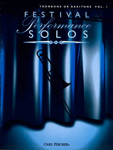 Festival Performance Solos Volume 1 Partition Trombone