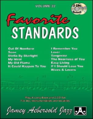 Volume 22 avec 2 CDs - Favorite Standards - METHODE AEBERSOLD