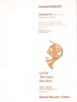 Concerto En Mib Majeur Leopold Mozart Partition Cor