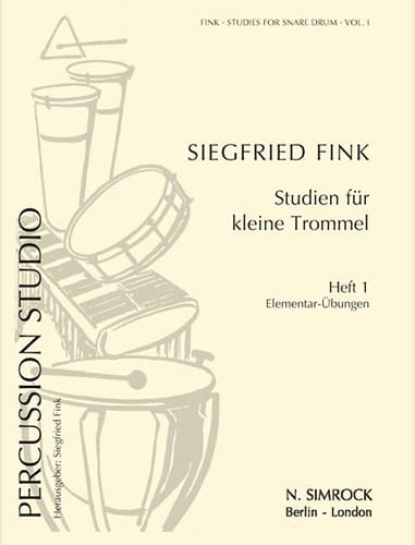 Studies For Snare Drum Trommel Volume 1 - Siegfried Fink - Partition