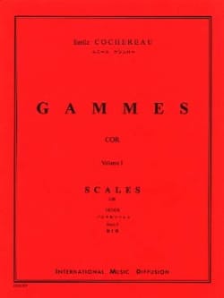 Gammes Volume 1 Emile Cochereau Partition Cor