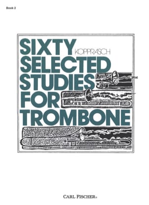60 Selected Studies Volume 2 Georg Kopprasch Partition Trombone
